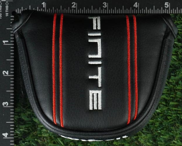 WILSON INFINITE MALLET PUTTER HEADCOVER BLACK / RED / WHITE ~ LOOK!!