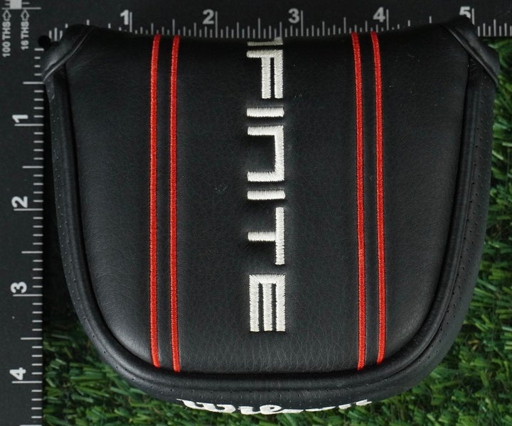 WILSON INFINITE MALLET PUTTER HEADCOVER BLACK / RED / WHITE ~ LOOK!!