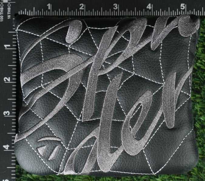 TAYLORMADE SPIDER GT MALLET PUTTER HEADCOVER MAGNETIC BLACK / GRAY / WHITE