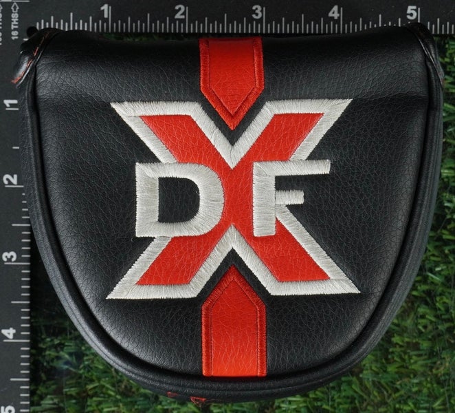 ODYSSEY DFX MALLET PUTTER HEADCOVER BLACK / RED / WHITE ~ LOOK!!