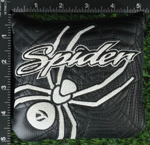 TAYLORMADE SPIDER MALLET PUTTER HEADCOVER BLACK / WHITE ~ LOOK!!