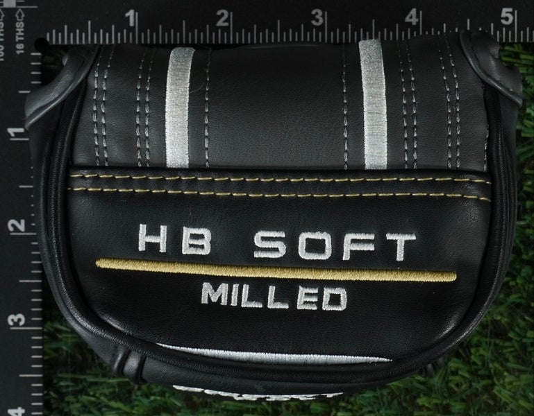 CLEVELAND HB SOFT MALLET PUTTER HEADCOVER MILLED BLACK / GRAY ~ LOOK!!
