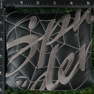 TAYLORMADE SPIDER GT MALLET PUTTER HEADCOVER MAGNETIC BLACK / GRAY / WHITE