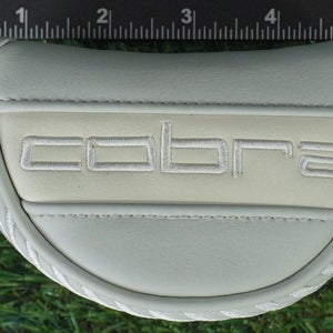 KING COBRA MID MALLET PUTTER HEADCOVER GRAY / WHITE ~ LOOK!!