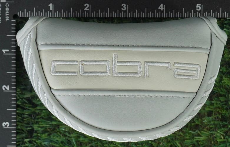 KING COBRA MID MALLET PUTTER HEADCOVER GRAY / WHITE ~ LOOK!!