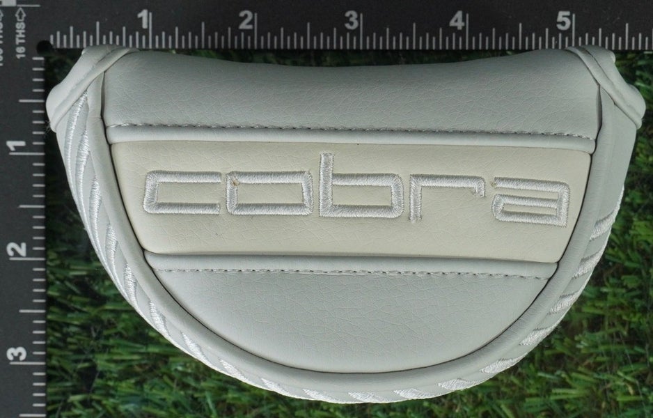 KING COBRA MID MALLET PUTTER HEADCOVER GRAY / WHITE ~ LOOK!!