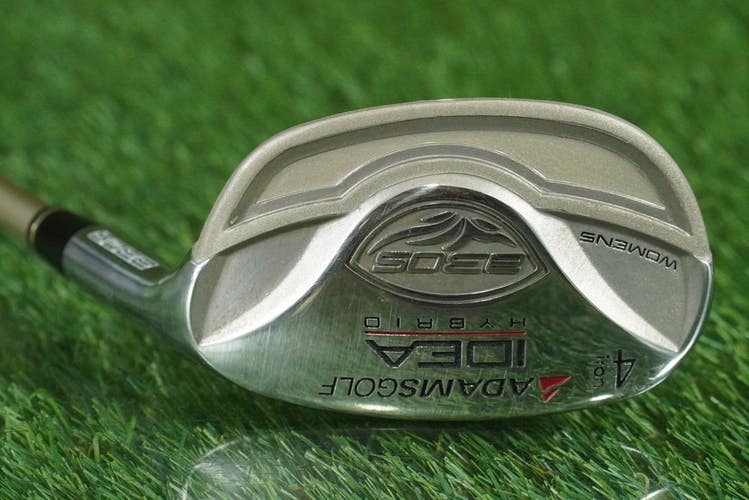 ADAMS IDEA A3OS BOXER 4 HYBRID IRON 4H WOMENS LADIES GRAFALLOY RH WITH NEW GRIP!