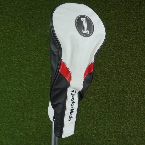 2023 TAYLORMADE TOUR DRIVER HEADCOVER WHITE / BLACK / RED ~ LOOK!!