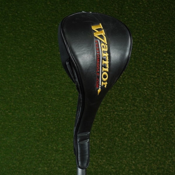 WARRIOR CUSTOM GOLF DRIVER HEADCOVER MAGNETIC BLACK ~ LOOK!!