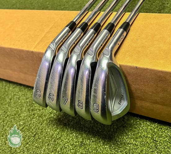 Used Ping Black Dot i210 Irons 5-9 Modus3 Tour 105 Extra Stiff Steel Golf Set