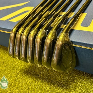 New RH Mizuno JPX 925 Forged Black Irons 5-PW/GW DG 115g Stiff Steel Golf Set