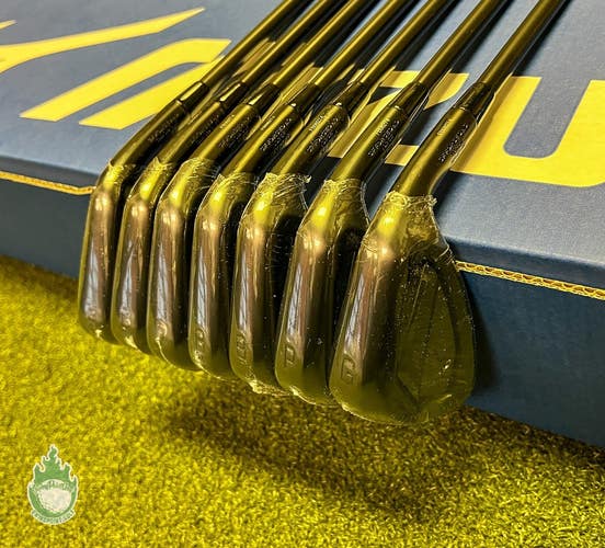 New RH Mizuno JPX 925 Forged Black Irons 5-PW/GW DG 115g Stiff Steel Golf Set