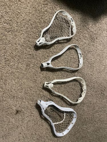 4 Used Lacrosse Heads