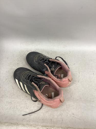 Used Adidas Soccer Cleats Graphite And Pink Junior 01.5 11851-S000040783
