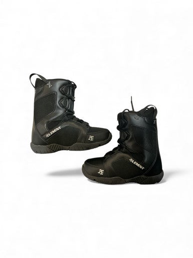 Used 5TH ELEMENT Boys Snowboard Boots Black Junior 04 11873-S000227765