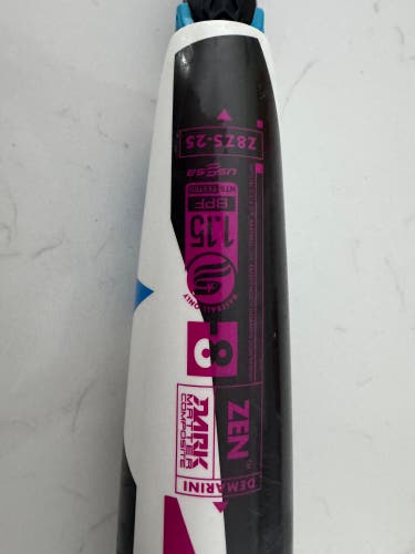 2025 DeMarini CF Zen Composite USSSA Certified Bat (-8) 22 oz 30" (Used)