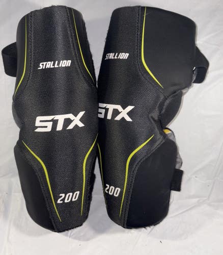STX Stallion 200 Lacrosse Elbow Pads Arm Pads Black Size: Youth Medium