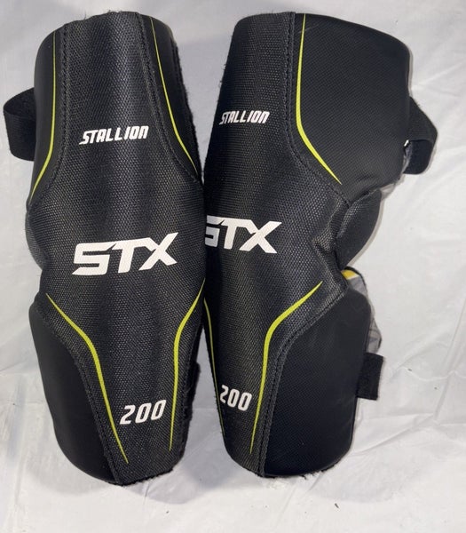 STX Stallion 200 Lacrosse Elbow Pads Arm Pads Black Size: Youth Medium