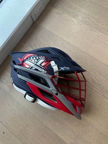 Game used Boston Cannons Helmet