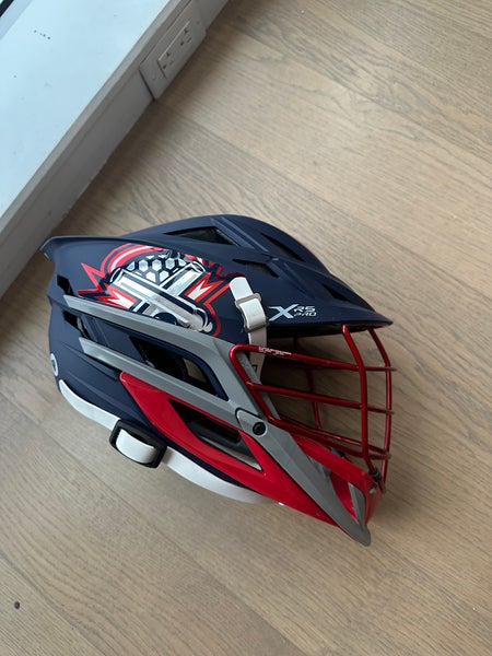 Game used Boston Cannons Helmet
