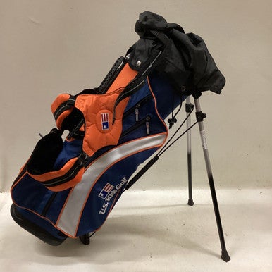 Used US Kids STAND BAG Jr Stand Bag Navy Blue And Orange 11725-S000494997