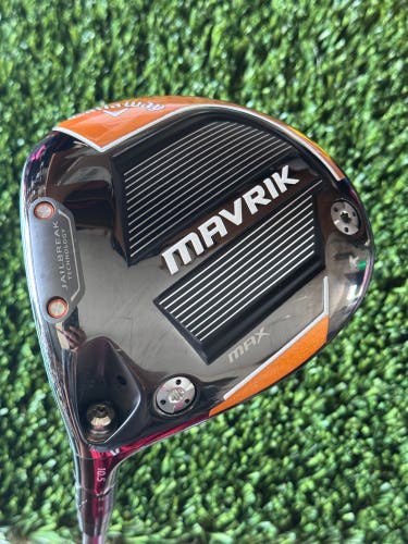 Left Handed Callaway Mavrik Max Driver 10.5° Hzrdus 5.0 T800 Senior Flex 45.5”