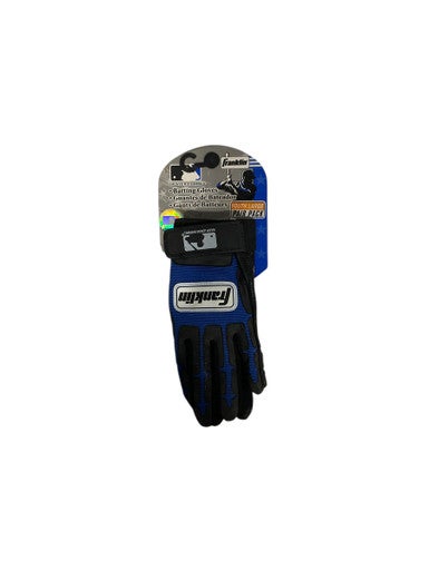 Used Franklin BB/SB Batting Gloves Royal Blue LG 11847-S000031387