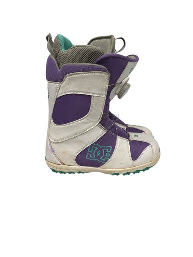 Used DC Shoes SEARCH 2012 Womens Snowboard Boots White Senior 8.5 11847-S000031391