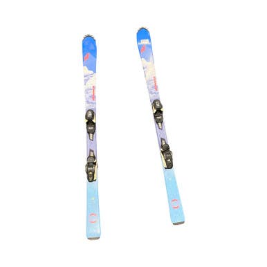 Used Nordica BELLE Womens DH Ski/Binding Royal Blue 140 cm 11883-S000154418