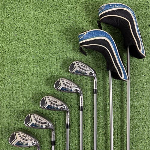 Adams A7os Hybrid Iron Set 5H 6H 7-PW SW Accra Dymatch 40i Senior -1/2 Short