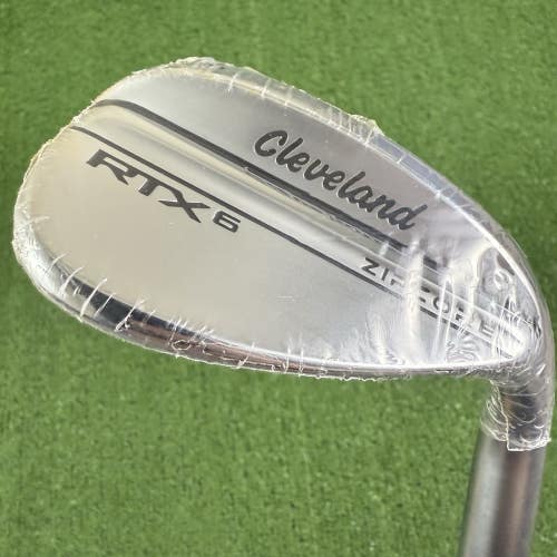 NEW Cleveland RTX 6 ZipCore Mid Grind Tour Satin 58 10 Lob Wedge DG Spinner