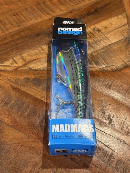 Nomad Madmacs 160 Silver Green Mackerel Saltwater Lure