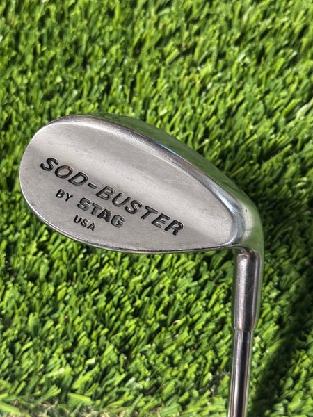 Right Handed Sod Buster by STAG Unique Design Sand Wedge Steel Shaft 35.5”