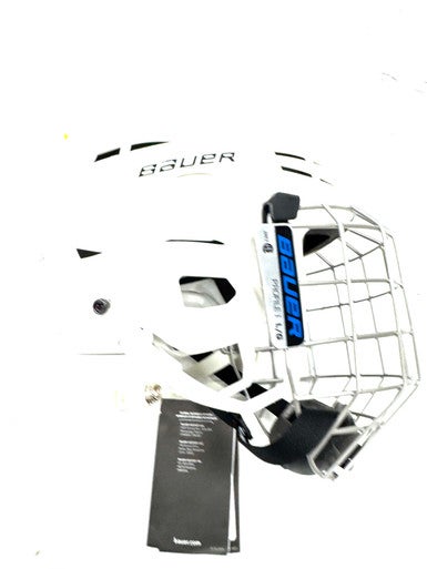 Used Bauer EXPIRED Helmet Cage Combo White LG 11860-S000301638