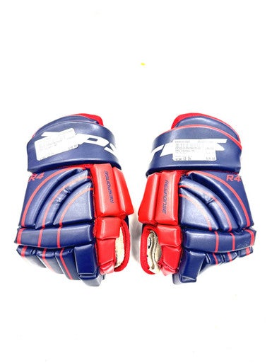 Used TPS Hockey R4 Junior Gloves Navy Blue 12" 11860-C000301625