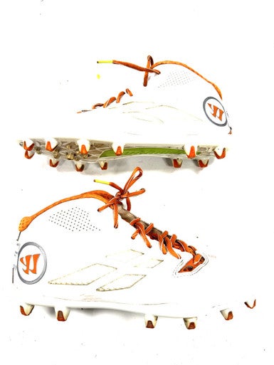 Used Warrior LAX Cleats Mens White Senior 10 11860-C000301630
