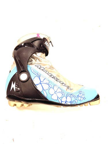 Used Madshus Womens NNN XC Ski Boots Grey W 06.5-07 / JR 4.5-05 11860-C000301619
