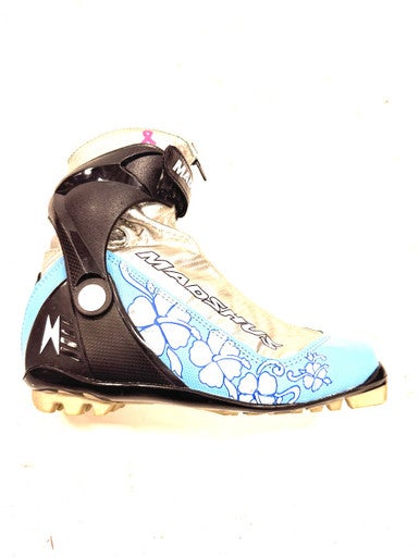 Used Madshus Womens NNN XC Ski Boots Grey W 06.5-07 / JR 4.5-05 11860-C000301619