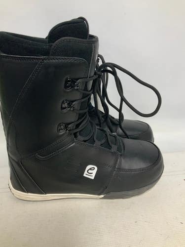 Used EVOL Mens Snowboard Boots Black Senior 11.5 11823-S000036115