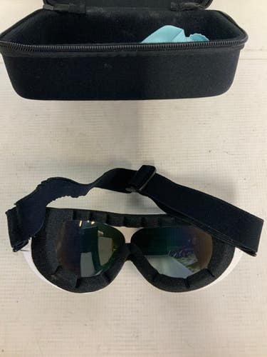 Used MOTOEYE Snow Goggles Youth White 11823-S000036112