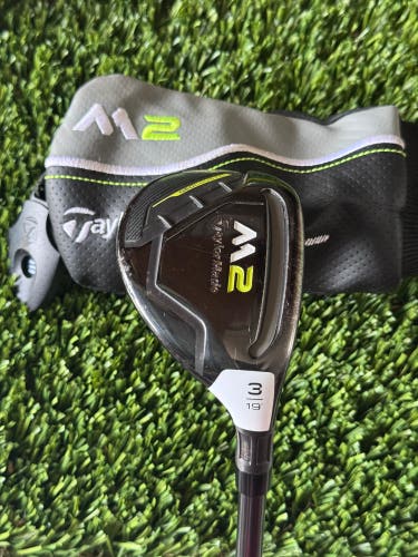 RH TaylorMade M2 Rescue 3H Hybrid 19° – Graphite Regular Flex Shaft + HC 40.5”