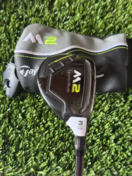 RH TaylorMade M2 Rescue 3H Hybrid 19° – Graphite Regular Flex Shaft + HC 40.5”