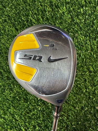 Right Handed Nike SQ Sasquatch 3 Fairway Wood 15* Steel Shaft Regular Flex 42.5"