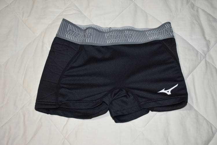 Mizuno Performance Compression Softball Sliding Shorts, Black, Youth Large