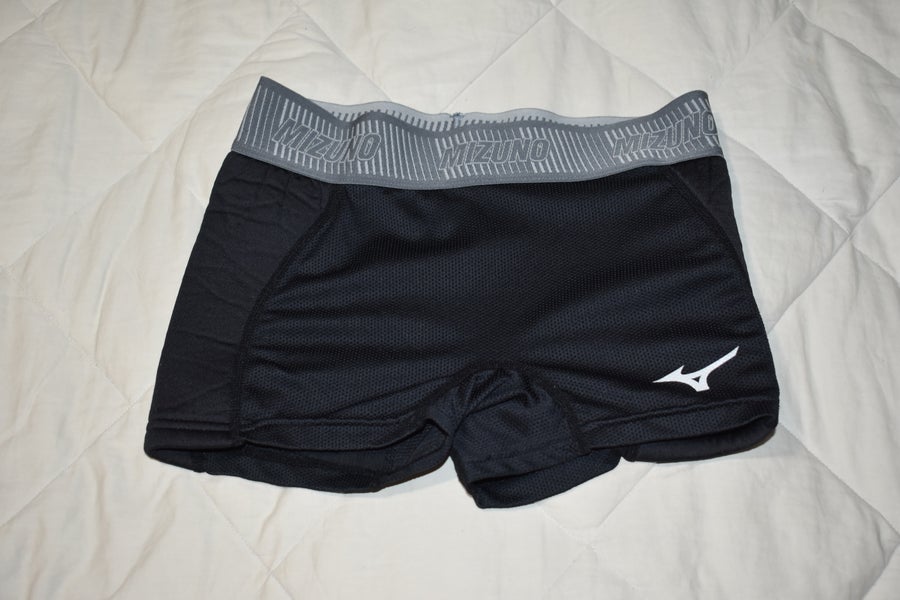 Mizuno Performance Compression Softball Sliding Shorts, Black, Youth Large