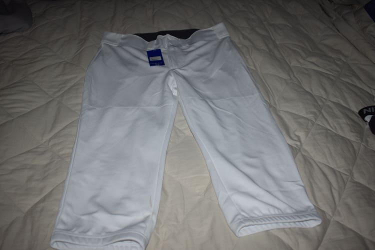 NEW - Mizuno Prospect Performance Softball Game Pants, White, XXL