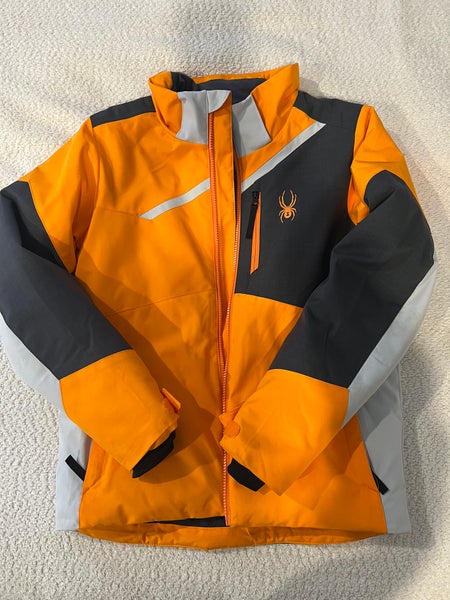 Orange Boys Size 14 Spyder Jacket (Used)