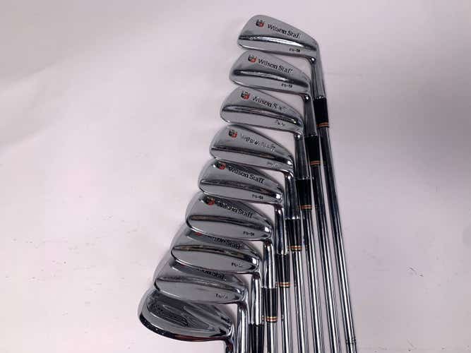 Wilson FG51 Tour Blade Iron Set 3-PW+SW DG S300 Stiff Steel Mens RH