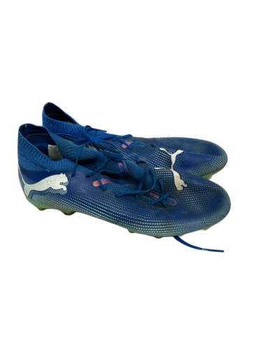 Used Puma FUTURE Soccer Cleats Royal Blue Senior 8.5 11692-S000144386