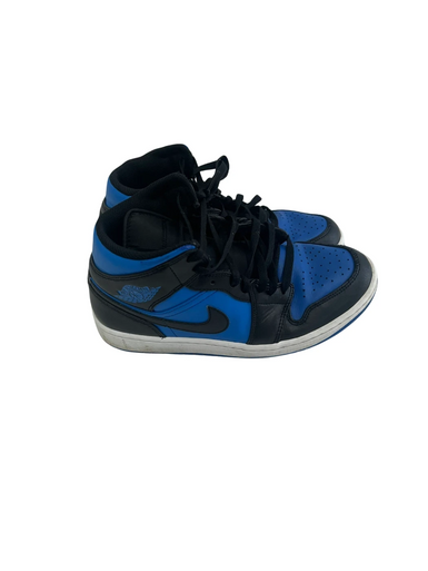 Used Nike AIR JORDAN 1 Basketball Shoes M Black And Royal Blue Senior 8 11692-S000144426